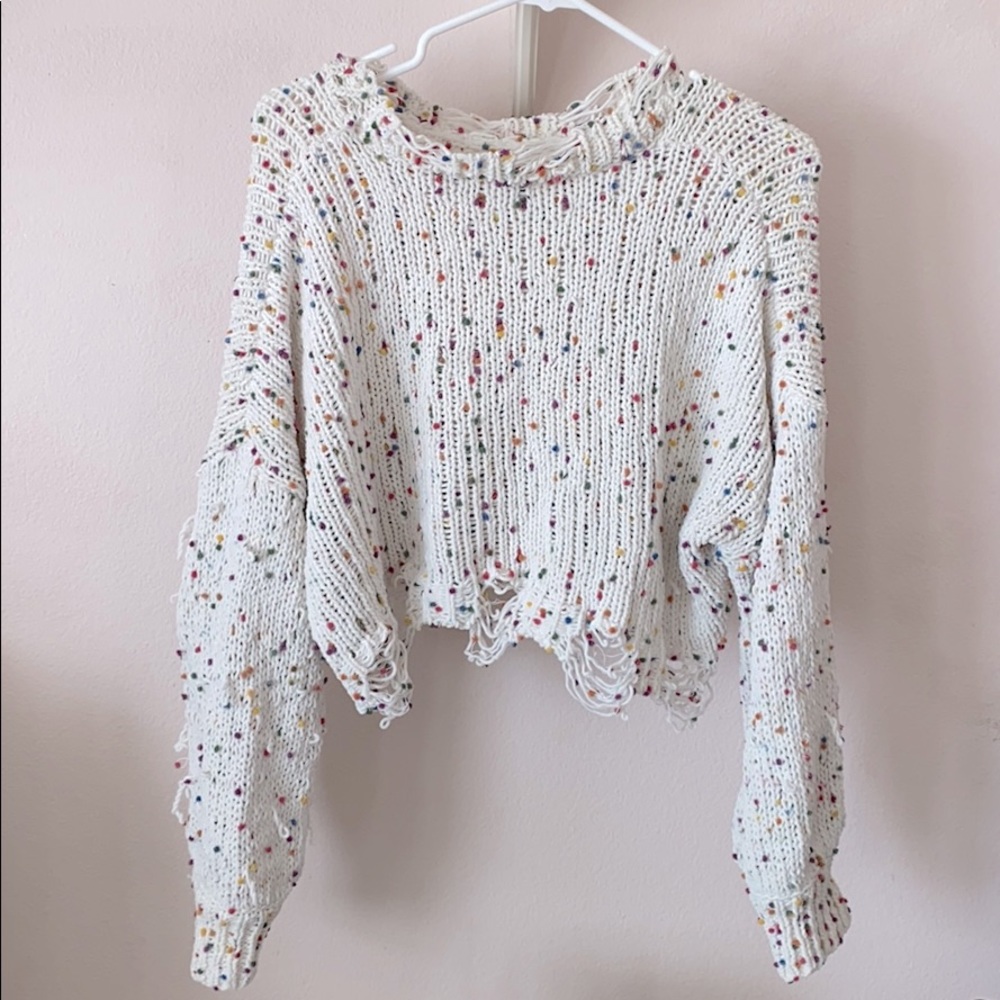 Wild Honey Cropped Sweater